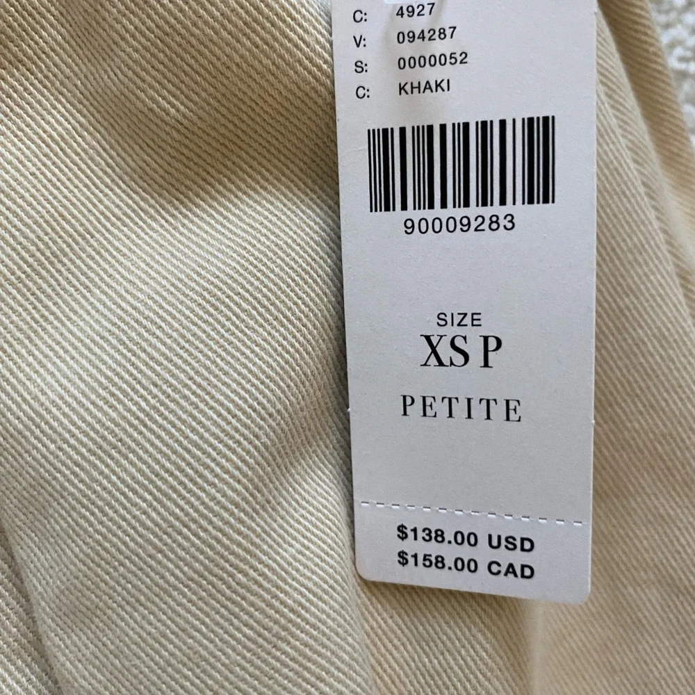 Pilcro XS canvas barrel pants NWT - Picture 2 of 10